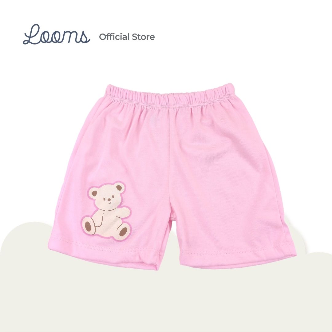 PINK TEDDY 3 IN 1 (3 PCS. PACK) BASICS FOR GIRLS INFANT TO TODDLER (0-3 YRS)