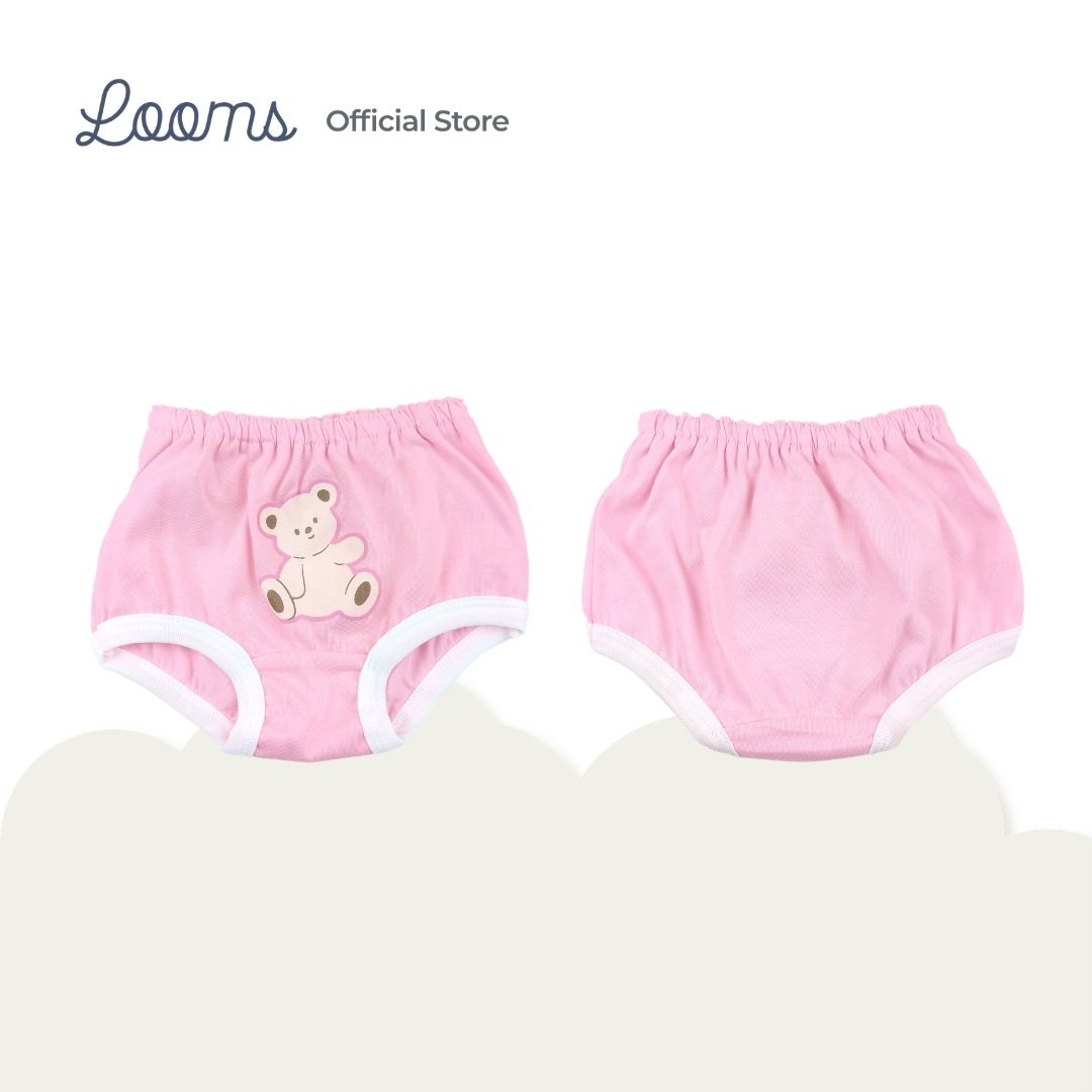 PINK TEDDY 3 IN 1 (3 PCS. PACK) BASICS FOR GIRLS INFANT TO TODDLER (0-3 YRS)