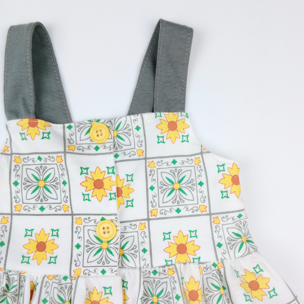 SICILY CROSS BACK DRESS FOR INFANTS  (3-12 MONTHS)