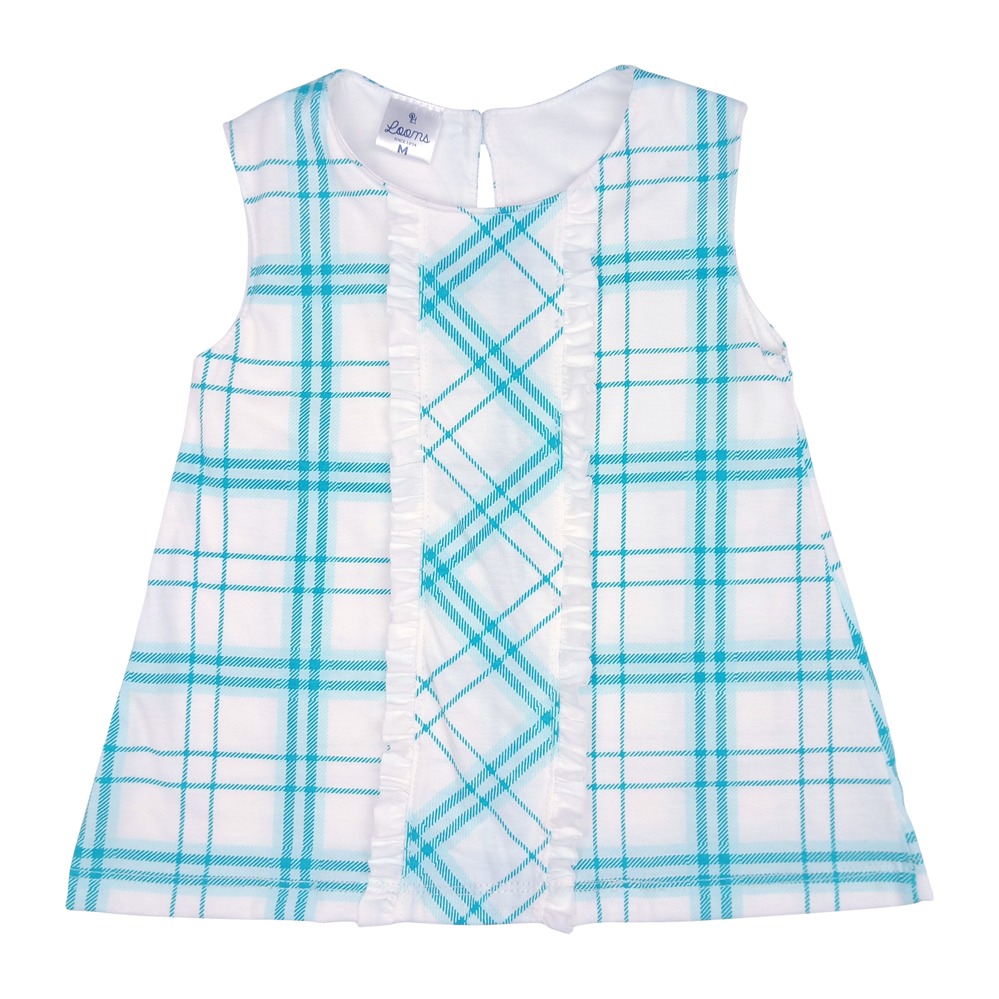 PLAIDS  DRESS WITH PANTY FOR INFANTS (3-12 MONTHS)