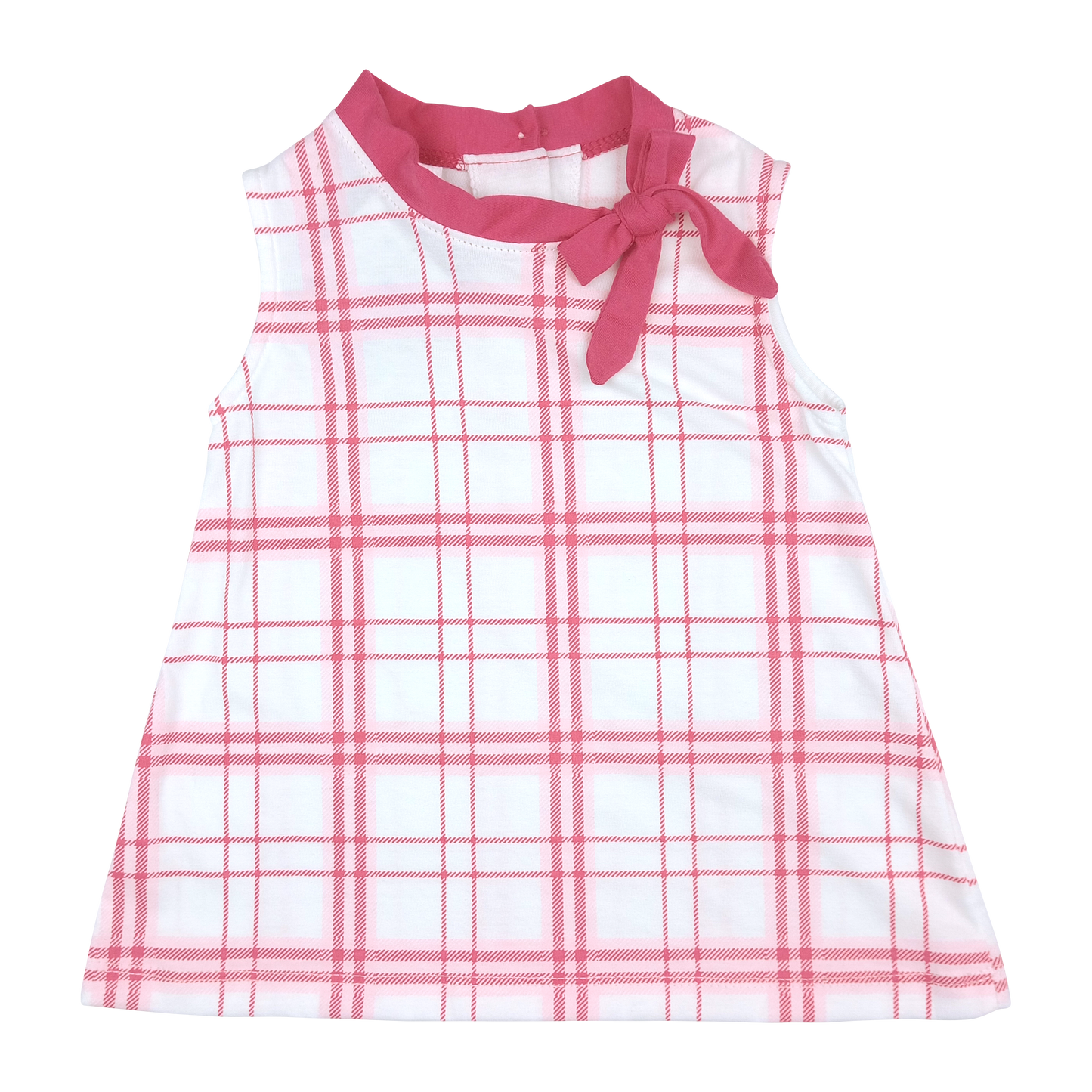 PLAIDS DRESS WITH PANTY FOR INFANTS (3-12 MONTHS)