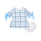 PLAIDS DRESS WITH PANTY FOR INFANTS (3-12 MONTHS)