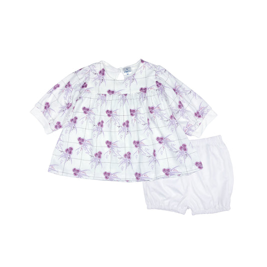 PLAIDS DRESS WITH BLOOMER FOR INFANTS (3-12 MONTHS)