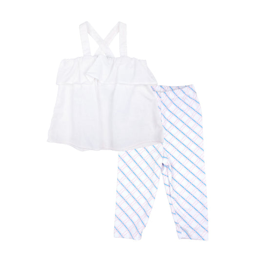 PLAIDS SANDO TOP & LEGGINGS FOR INFANTS (3-12 MONTHS)