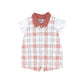 PLAIDS SHIRT WITH PLAYSUIT FOR INFANTS (3-12 MONTHS)