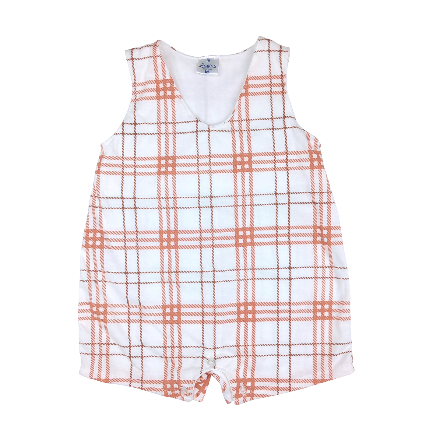 PLAIDS SHIRT WITH PLAYSUIT FOR INFANTS (3-12 MONTHS)