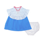 Oriental Girls Dress with Panty Set for Infants 3-12 Months