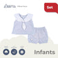 HAMPTONS SAILOR TOP AND BUBBLE SHORTS SET FOR INFANTS (0-12 MOS)