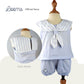 HAMPTONS SAILOR TOP AND BUBBLE SHORTS SET FOR INFANTS (0-12 MOS)