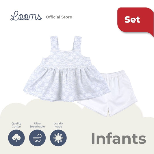 HAMPTONS SHORT DRESS AND SHORTS SET FOR INFANTS (0-12 MOS)
