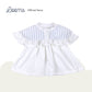 HAMPTONS RUFFLED DRESS AND PANTY SET FOR INFANTS (0-12 MOS)