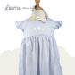 HAMPTONS DRESS AND HEADBAND SET FOR INFANTS (0-12 MOS)
