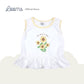 SUNFLOWER TANK TOP AND LEGGINGS SET FOR INFANTS (0-12 MOS)