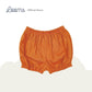 ORANGE FARM BLOUSE AND BLOOMER SHORTS SET FOR INFANTS (0-12 MOS)