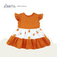 ORANGE FARM DRESS FOR INFANTS (0-12 MOS)