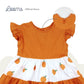 ORANGE FARM DRESS FOR INFANTS (0-12 MOS)