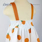 ORANGE FARM DRESS FOR INFANTS (0-12 MOS)