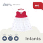 MON CHERI DRESS WITH HEADBAND SET FOR INFANTS (0-12 MOS)