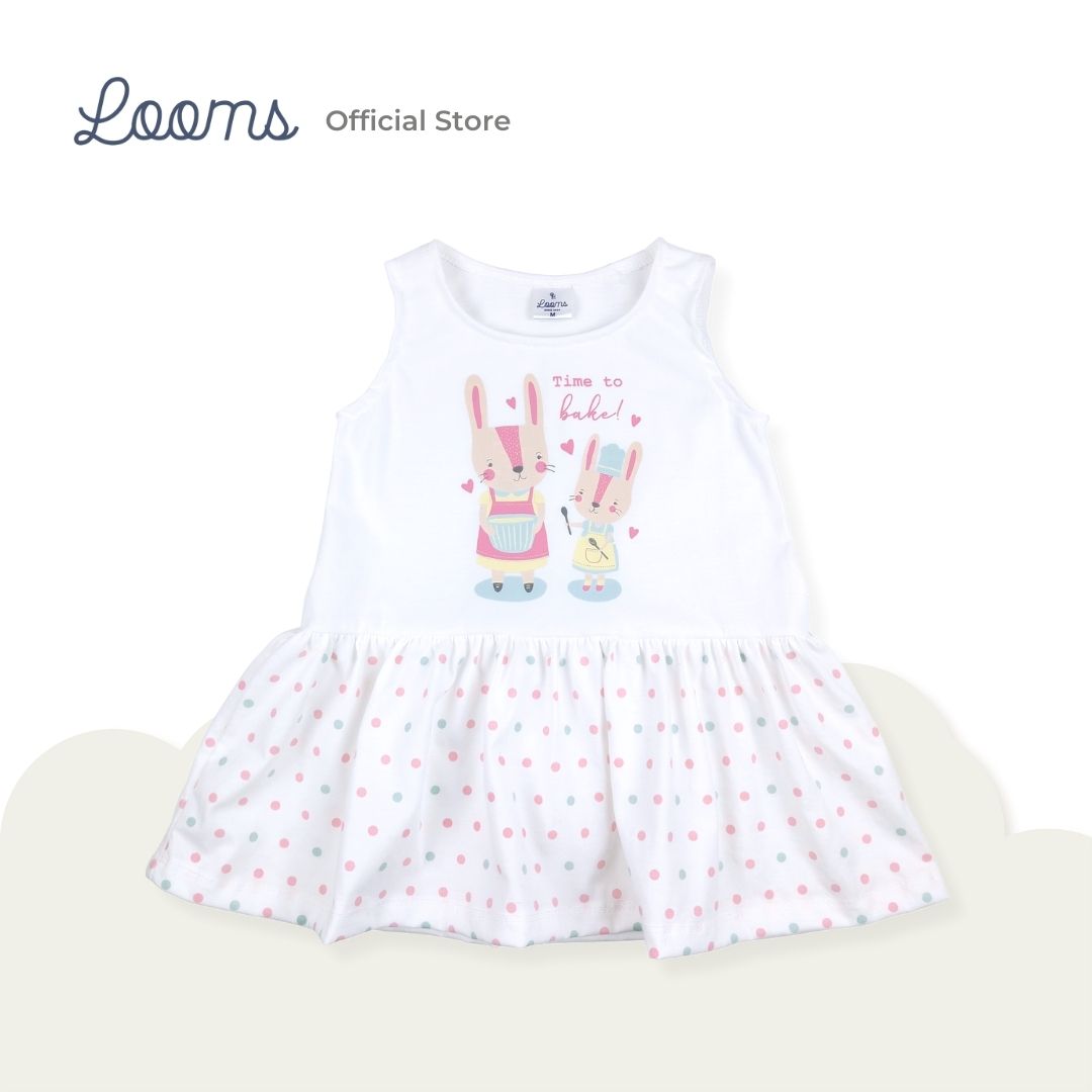 BAKER DRESS WITH HEADBAND SET FOR INFANTS (0-12 MOS)