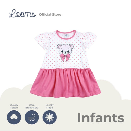TEDDY DRESS FOR INFANTS (0-12 MOS)
