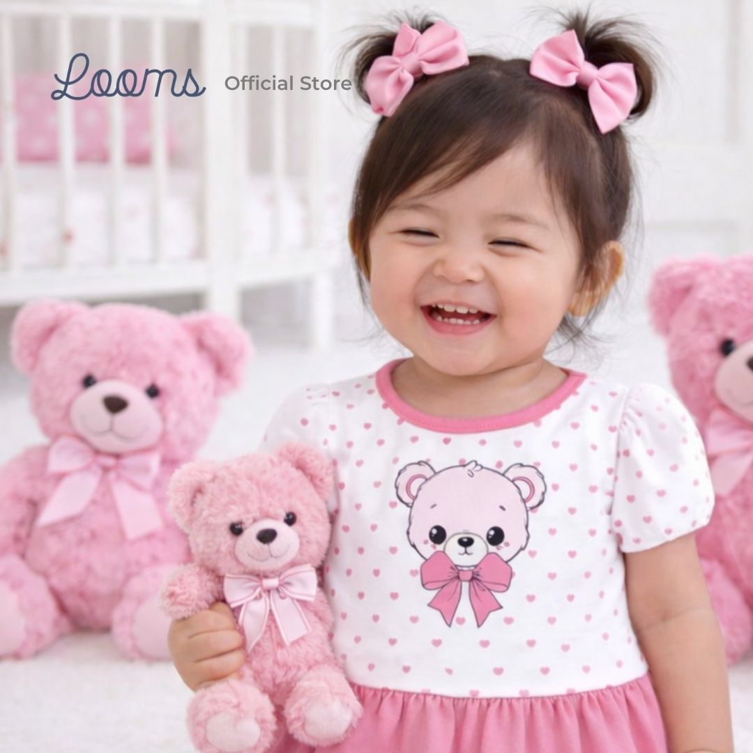 TEDDY DRESS FOR INFANTS (0-12 MOS)