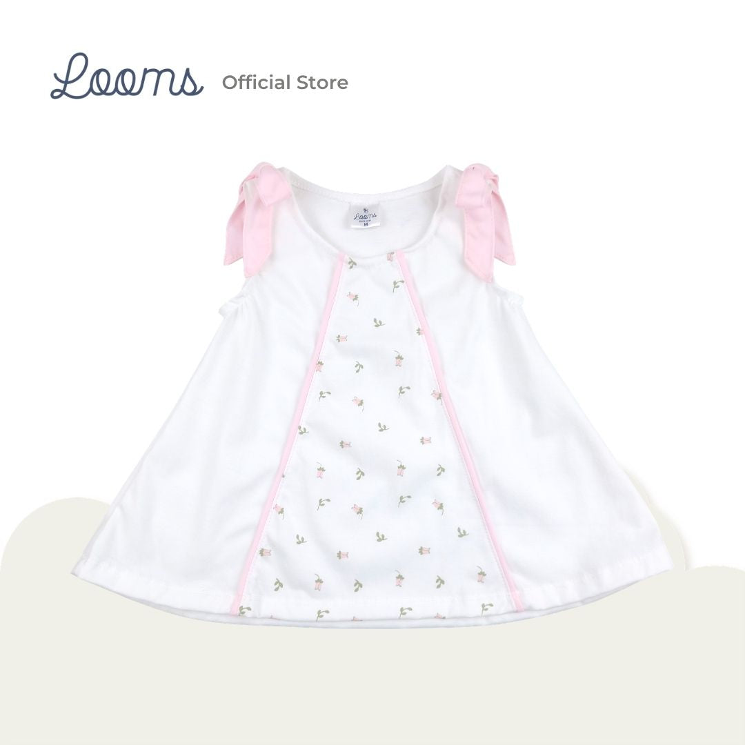 ST. ANNE DRESS AND BLOOMER SHORTS SET FOR INFANTS (0-12 MOS)