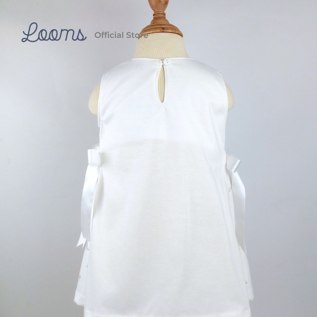 ST. ANNE SLEEVELESS DRESS FOR INFANTS (0-12 MOS)