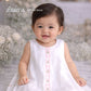 ST. ANNE SLEEVELESS DRESS FOR INFANTS (0-12 MOS)