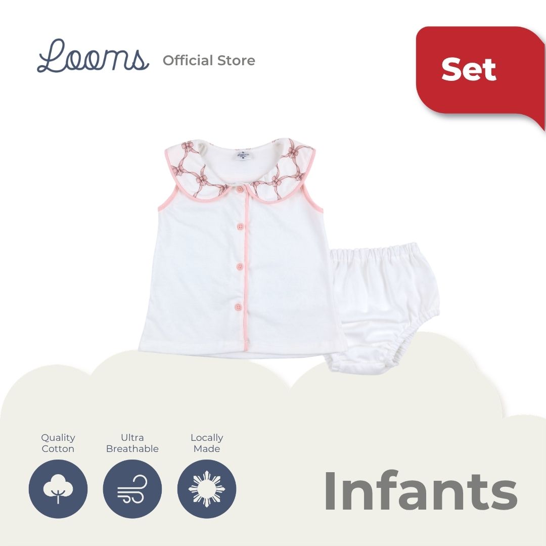 JUANA SHORT DRESS AND PANTY SET FOR INFANTS (0-12 MOS)