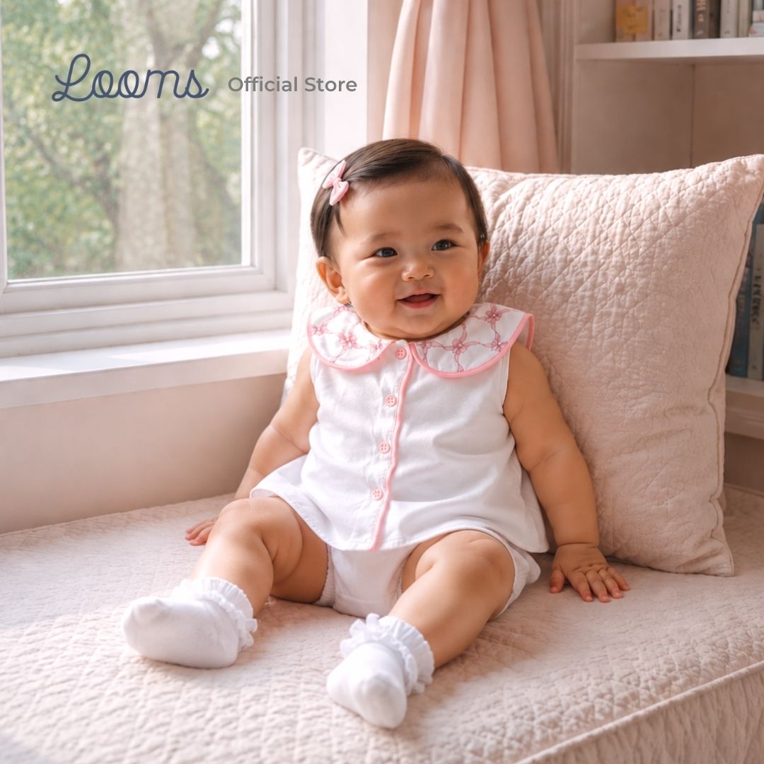 JUANA SHORT DRESS AND PANTY SET FOR INFANTS (0-12 MOS)