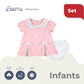 SUNDAY SHORT DRESS AND PANTY SET FOR INFANTS