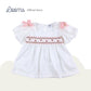 SUNDAY BUBBLE SLEEVE DRESS AND PANTY SET FOR INFANTS