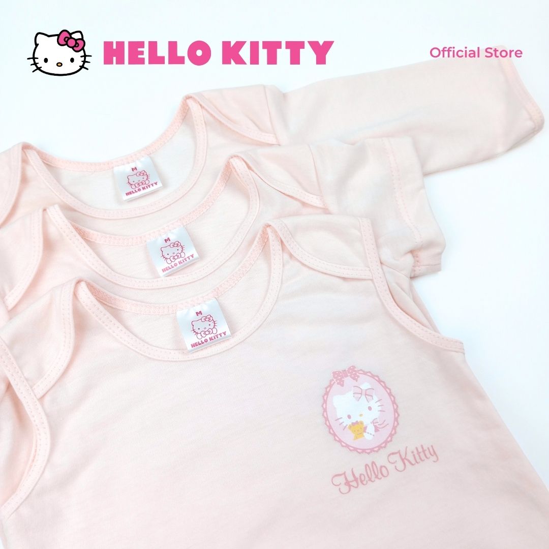 HELLO KITTY CUDDLY SLEEVELESS ONESIE FOR NEWBORN 0-6 MONTHS