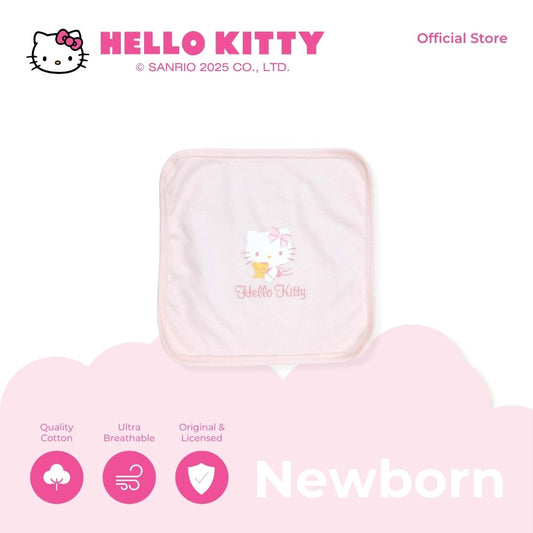 HELLO KITTY CUDDLY WASH CLOTH FOR NEWBORN 0-6 MONTHS