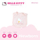 HELLO KITTY CUDDLY BIB FOR NEWBORN 0-6 MONTHS