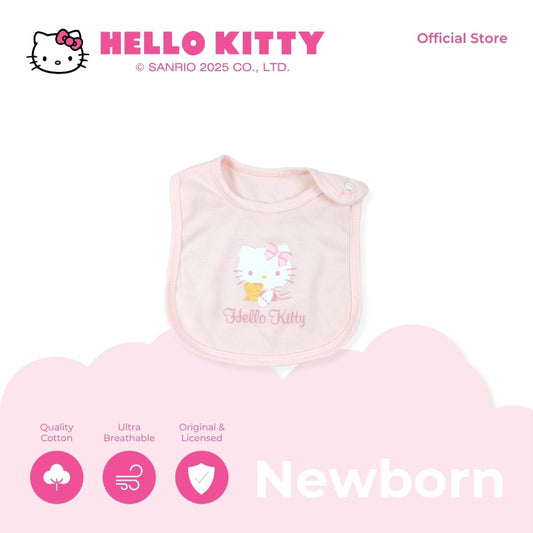 HELLO KITTY CUDDLY BIB FOR NEWBORN 0-6 MONTHS