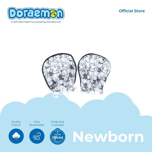 DORAEMON PUZZLED MITTENS 1 PAIR FOR NEWBORN