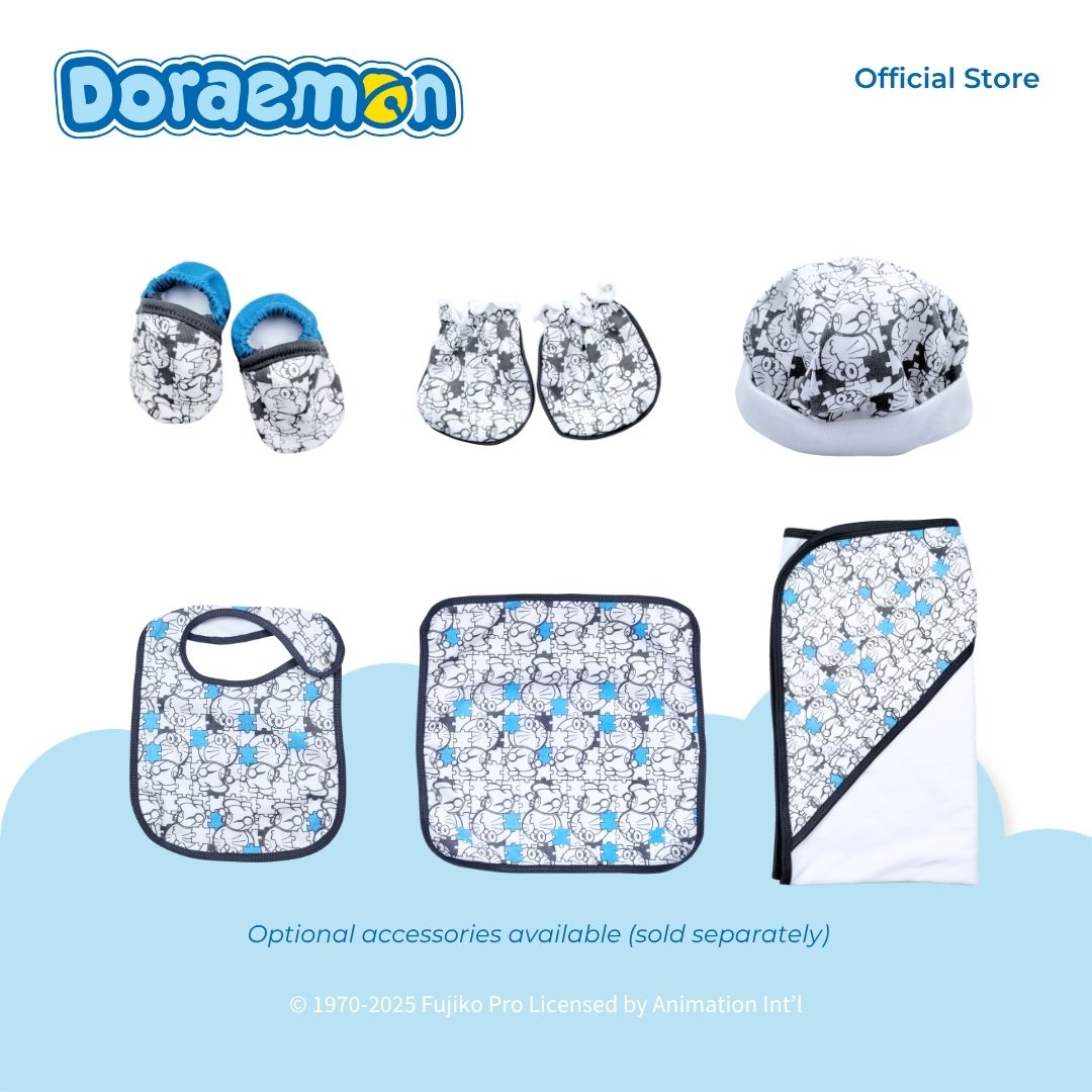 DORAEMON PUZZLED MITTENS 1 PAIR FOR NEWBORN