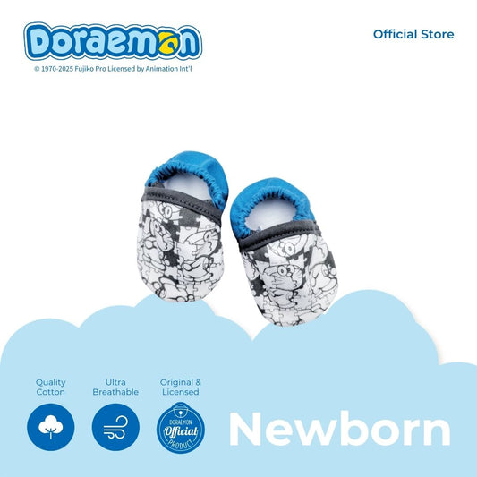 DORAEMON PUZZLED BOOTIES 1 PAIR FOR NEWBORN