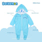 DORAEMON BLUES HOODED FROGSUIT FOR NEWBORN (0-6 MOS)