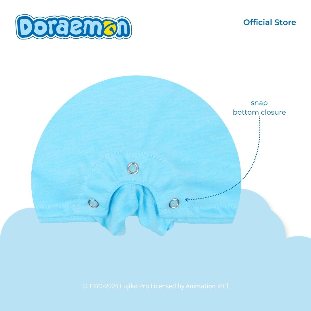 DORAEMON BLUES ROMPER FOR NEWBORN (0-6 MOS)