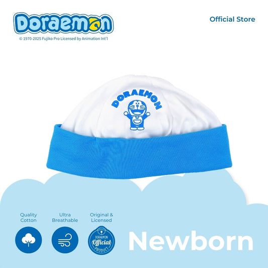 DORAEMON BLUES BONNET FOR NEWBORN