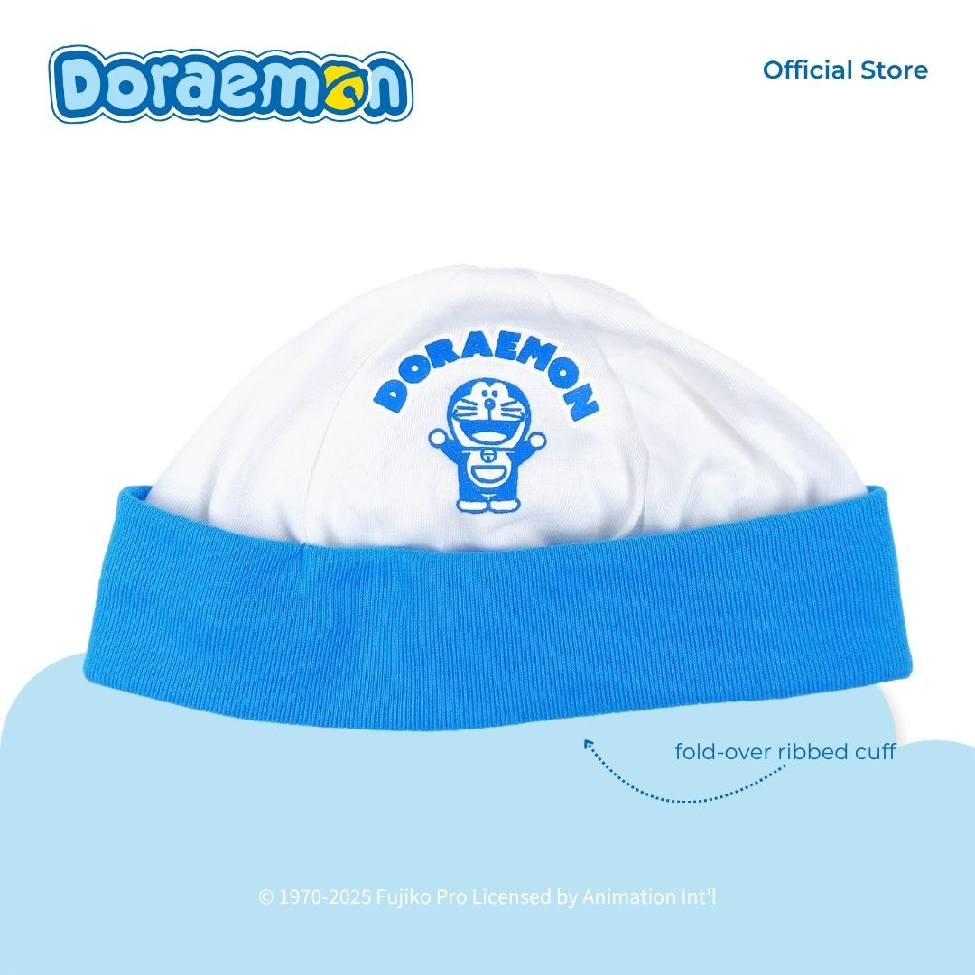 DORAEMON BLUES BONNET FOR NEWBORN