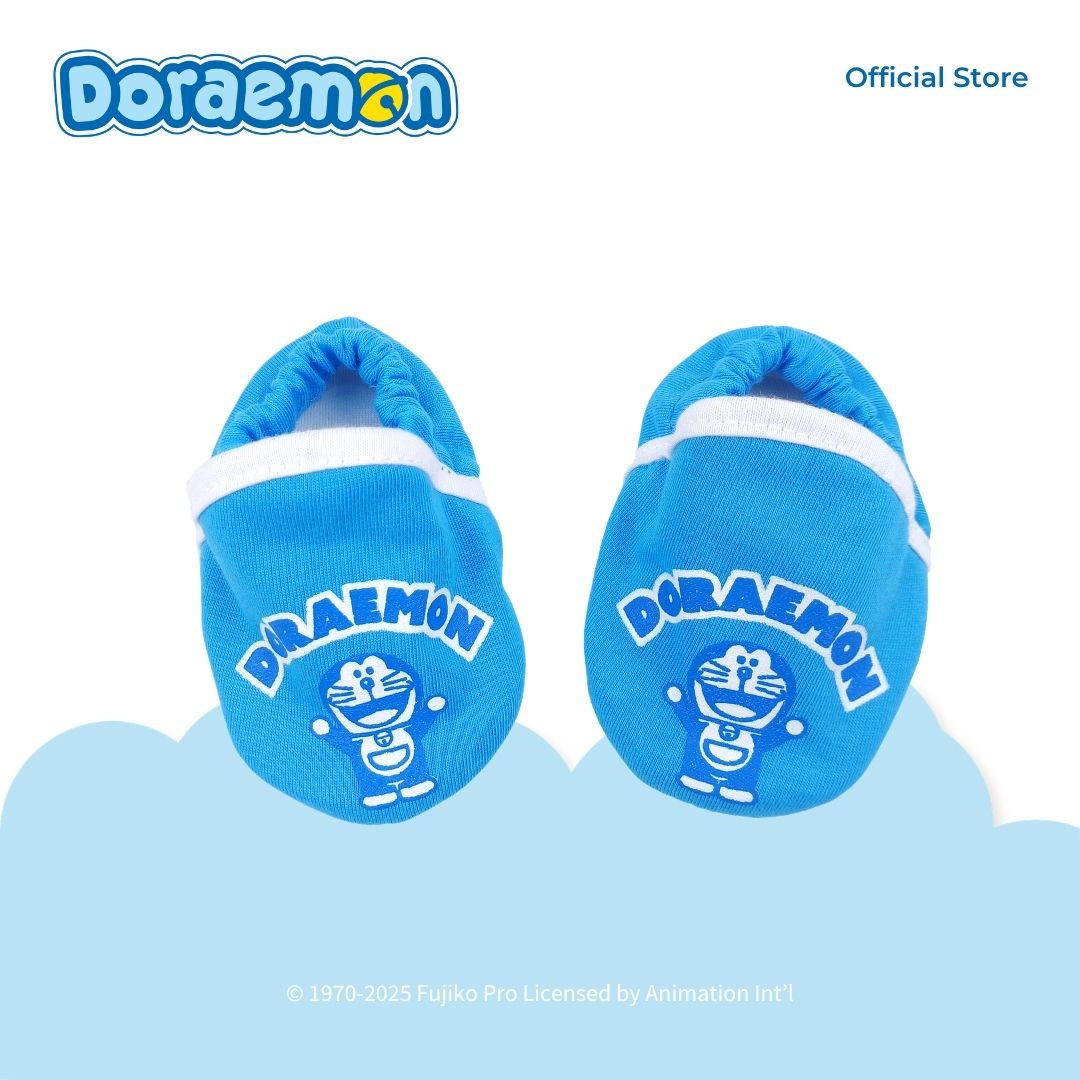 DORAEMON BLUES BOOTIES 1 PAIR FOR NEWBORN