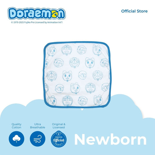 DORAEMON FAMILY WASH CLOTH FOR NEWBORN 0-6 MONTHS