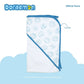 DORAEMON FAMILY HOODED BLANKET FOR NEWBORN 0-6 MONTHS