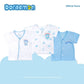 DORAEMON SWEETS 3 IN 1 SHORT SLEEVED TOP FOR NEWBORN (0-6 MOS)