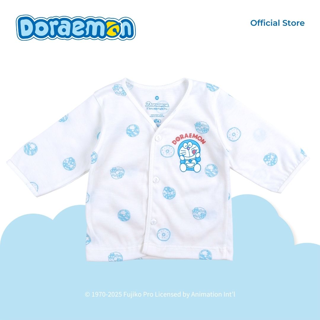 DORAEMON SWEETS 3 IN 1 LONG SLEEVED TOP FOR NEWBORN (0-6 MOS)