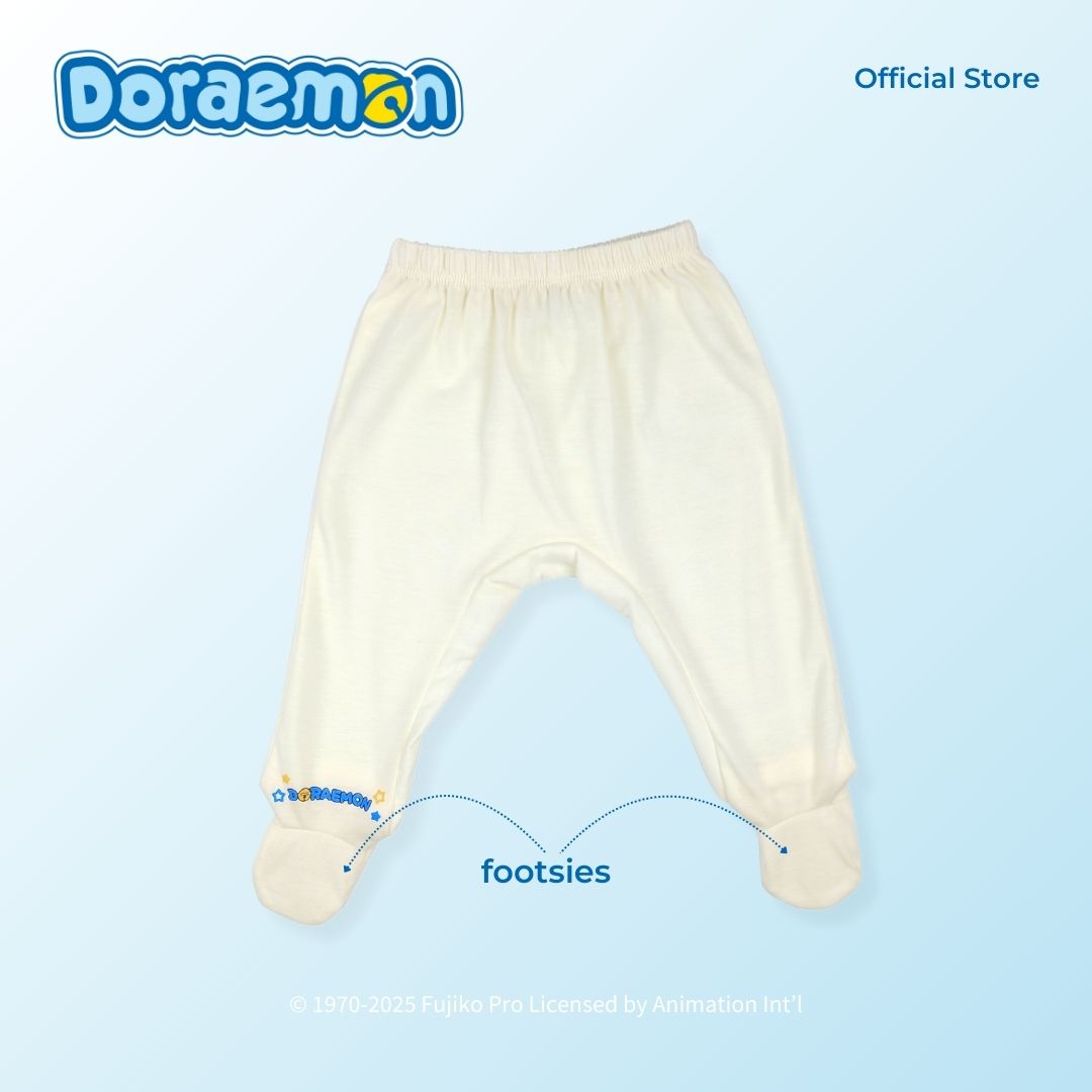 DORAEMON TOMODACHI 3 IN 1 PAJAMA WITH FOOTSIES FOR NEWBORN (0-6 MOS)