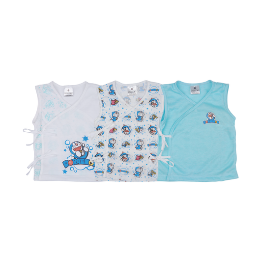 DORAEMON GADGETS 3IN1 SLEEVEDLESS TIESIDE FOR NEWBORN